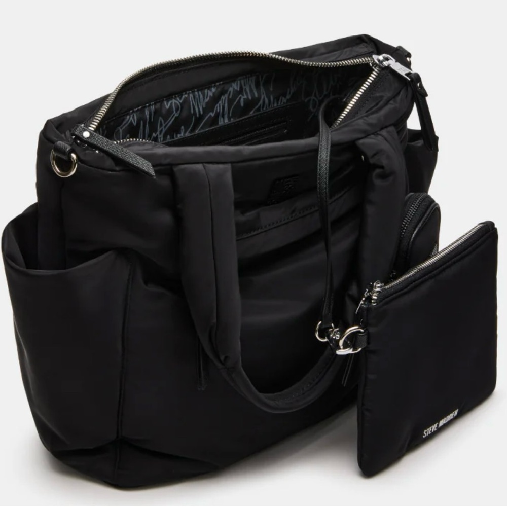 Steve Madden Bcobie Silky Nylon Small Tote - Picture 5 of 5